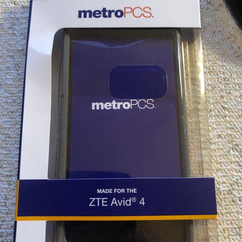 ZTE avid 4 + Screen Protector(Blue)